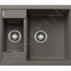 Blanco Metra 6 - Silgranit Spoelbak, 615x500 Mm, Met Afvoerbediening, Grijs 527295