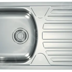 Alveus Basic - Spoelbak 780x435 Mm, Odtok 90 Mm, Rvs 1136539