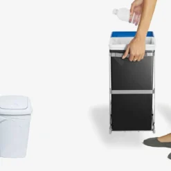 Simplehuman Afvalemmers - Uitschuifbare Recyclebak Voor Onder Het Aanrecht 20/15 L CW1016 11 Simplehuman Afvalemmers - Uitschuifbare Recyclebak Voor Onder Het Aanrecht 20/15 L CW1016 -Exporteren Kraan Lux Winkel 336c81c7a7dc59fd710b2453