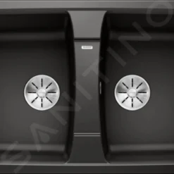 Blanco Lexa 8 - Silgranit Spoelbak, 780x500 Mm, Zwart 525906