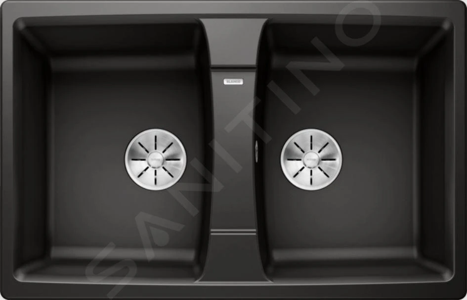 Blanco Lexa 8 - Silgranit Spoelbak, 780x500 Mm, Zwart 525906 3 Blanco Lexa 8 - Silgranit Spoelbak, 780x500 Mm, Zwart 525906