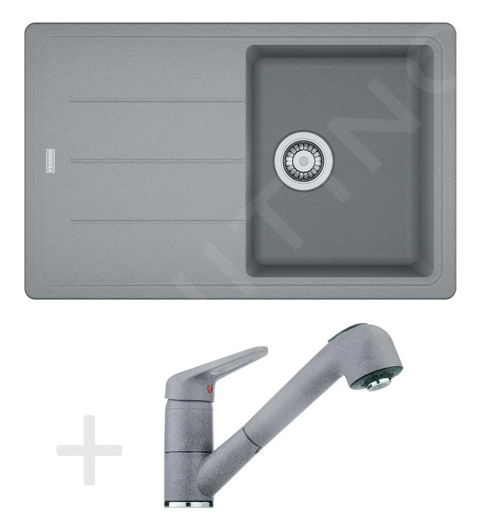 Franke Sets - Spoelbakset G57, BFG 611-78 Graniet Spoelbak, Steengrijs + Keukenkraan FC 9547, Steengrijs 114.0323.918 3 Franke Sets - Spoelbakset G57, BFG 611-78 Graniet Spoelbak, Steengrijs + Keukenkraan FC 9547, Steengrijs 114.0323.918