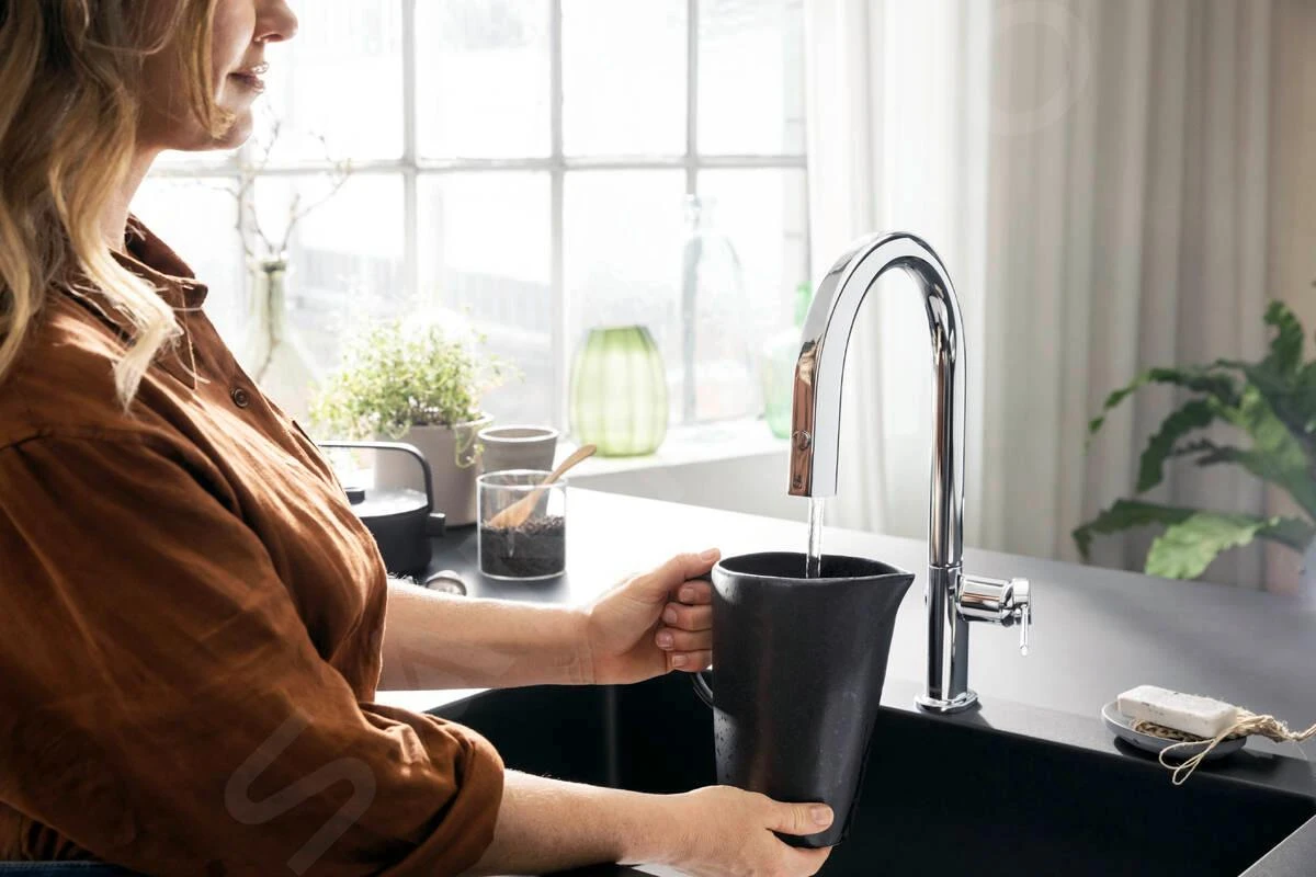 Hansgrohe Aqittura M91 - Keukenmengkraan Met Uittrekbare Uitloop En Filterkop, SBox, Chroom 76826000 7 Hansgrohe Aqittura M91 - Keukenmengkraan Met Uittrekbare Uitloop En Filterkop, SBox, Chroom 76826000 - Afbeelding 5