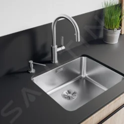 Blanco Solis 500 - Spoelbak, 540x440 Mm, Geborsteld Rvs 526122 -Exporteren Kraan Lux Winkel 368e78f5b805640ee7add997