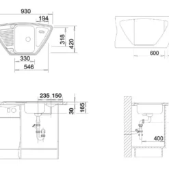 Blanco Tipo 9 - Spoelbak, 930x510 Mm, Met Afvoerregeling, Rvs 526338 6 Blanco Tipo 9 - Spoelbak, 930x510 Mm, Met Afvoerregeling, Rvs 526338 -Exporteren Kraan Lux Winkel 383853a11deef5cb35d56dd1