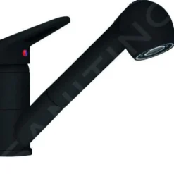 Franke Kranen - Keukenkraan FC 9547.901, Met Uittrekbare Handdouche, Mat Zwart 115.0659.840