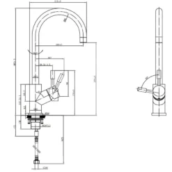 Villeroy & Boch Umbrella - Keukenkraan, Antraciet 92530005 -Exporteren Kraan Lux Winkel 3a8f3751a1b986bb22b45612