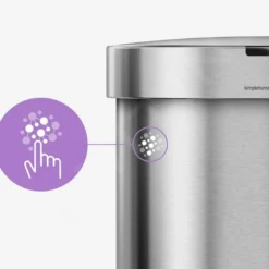 Simplehuman Afvalemmers - Afvalbak Met Sensor, 45 L, Gebrosteld Rvs ST2009 23 Simplehuman Afvalemmers - Afvalbak Met Sensor, 45 L, Gebrosteld Rvs ST2009 -Exporteren Kraan Lux Winkel 3b0155da9f151690679ed0ec