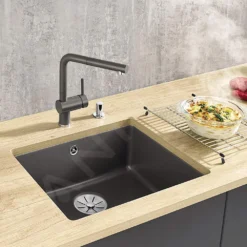 Blanco Subline 500 - Silgranit Spoelbak, 530x460 Mm, InFino, Tartufo 523439 -Exporteren Kraan Lux Winkel 3c2f010b09832a3f786297fd