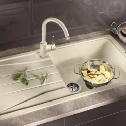 Blanco Sona XL 6 - Silgranit Spoelbak, 1000x500 Mm, Aluminium 519691 -Exporteren Kraan Lux Winkel 3d2443f0020ebbc02148a223