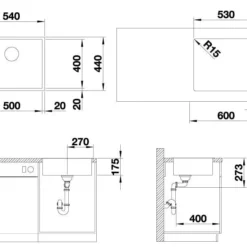 Blanco Zerox 500 - Spoelbak, 540x440 Mm, Rvs Dark Steel 526245 8 Blanco Zerox 500 - Spoelbak, 540x440 Mm, Rvs Dark Steel 526245 -Exporteren Kraan Lux Winkel 3e1d7fa2479bd2fc473f94d0