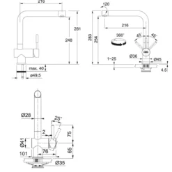 Franke Sets - Keukenset G120, Fragraniet Spoelbak BSG 611-78/39 + SAMOA Kraan, Sahara/chroom 114.0440.883 -Exporteren Kraan Lux Winkel 3e8728eb891026345fa4de19 16