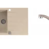 Alveus Sets - Set Granieten Spoelbak Cadit 20 En Keukenkraan Nina, Beige SETA20002 -Exporteren Kraan Lux Winkel 3f6674c5c2c3f9a3a80dc2bf