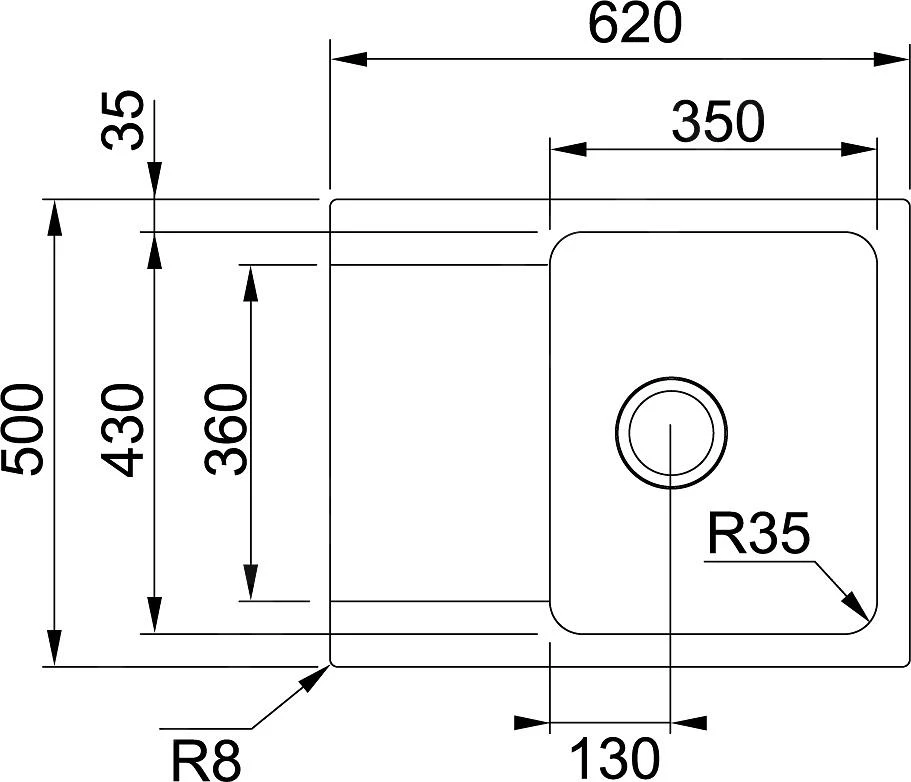 Franke Sets - Spoelbakset T24, OID 611-62 Tectonite Spoelbak, Zwart + Keukenkraan FN 0147, Chroom 114.0323.944 4 Franke Sets - Spoelbakset T24, OID 611-62 Tectonite Spoelbak, Zwart + Keukenkraan FN 0147, Chroom 114.0323.944 - Afbeelding 2