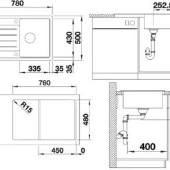 Blanco Legra 45 - Silgranit Spoelbak, 780x500 Mm, Wit 522203 -Exporteren Kraan Lux Winkel 4311189929c3b05598ce8354 2
