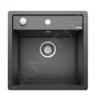 Blanco Dalago 5 - Silgranit Spoelbak, 505x500 Mm, Met Afvoerregeling, Antraciet 518530 -Exporteren Kraan Lux Winkel 432bfddccc5b6165a84b9005