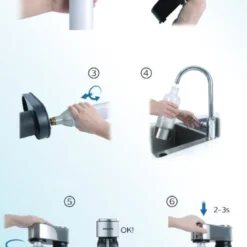 Philips GoZero - Sodamaker Lite Met Toebehoren, Wit ADD4901WH/10 25 Philips GoZero - Sodamaker Lite Met Toebehoren, Wit ADD4901WH/10 -Exporteren Kraan Lux Winkel 433cef628e94f34a8805e8af