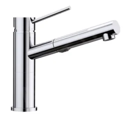 Blanco Alta S - Keukenkraan Met Uittrekbare Vuistdouche, Chroom 518407