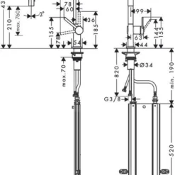 Hansgrohe M54 - Keukenkraan Talis Met Uittrekbare Sproeikop, SBox, Mat Zwart 72801670 -Exporteren Kraan Lux Winkel 44e96657c0cc56a03b1298f1