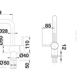 Blanco Linus - Keukenkraan, Neerklapbaar Onder Raam, Chroom 514277 -Exporteren Kraan Lux Winkel 453ad4cb0bbfd093afe6817d