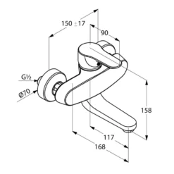 Kludi Objekta - Keukenkraan, Chroom 328810575 -Exporteren Kraan Lux Winkel 45708508230b2fe49eeb4bd2