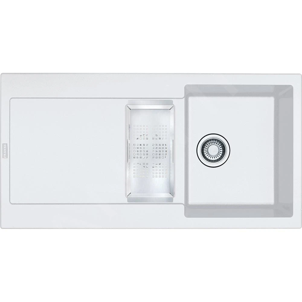 Franke Maris - MRG 651 Fragraniet Spoelbak, 970x500 Mm, Glacier 114.0120.249 3 Franke Maris - MRG 651 Fragraniet Spoelbak, 970x500 Mm, Glacier 114.0120.249