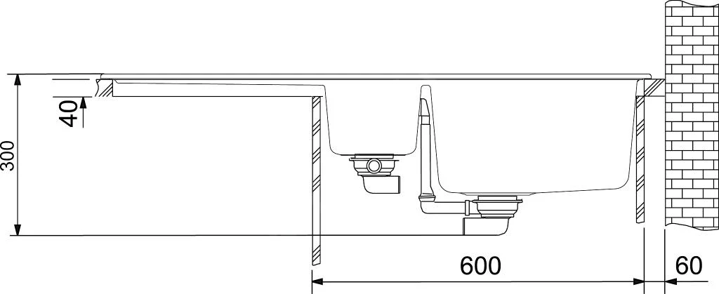 Franke Maris - MRG 651 Fragraniet Spoelbak, 970x500 Mm, Glacier 114.0120.249 6 Franke Maris - MRG 651 Fragraniet Spoelbak, 970x500 Mm, Glacier 114.0120.249 - Afbeelding 4