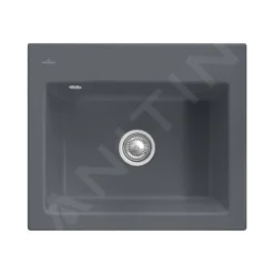 Villeroy & Boch Subway 60 - Keramische Spoelbak 60x51 Cm, CeramicPlus, Grafiet 330901i4