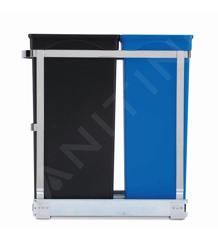 Simplehuman Afvalemmers - Uitschuifbare Recyclebak Voor Onder Het Aanrecht 20/15 L CW1016 4 Simplehuman Afvalemmers - Uitschuifbare Recyclebak Voor Onder Het Aanrecht 20/15 L CW1016 - Afbeelding 3