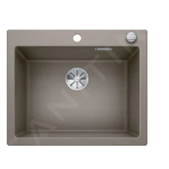 Blanco Pleon 6 - Silgranit Spoelbak, 615x510 Mm, InFino, Tartufo 523693