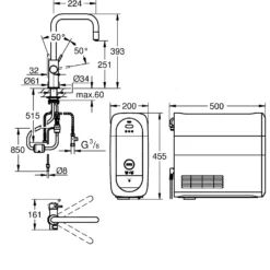 Grohe Blue Home - Connected Keukenkraan, Met Filterset En Koeler, Chroom 31543000 -Exporteren Kraan Lux Winkel 4b87026c2a6dd32e8636a416