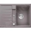 Blanco Lexa 40 - Silgranit Spoelbak, 680x500 Mm, Met Afvoerbediening, InFino, Aluminium 524882