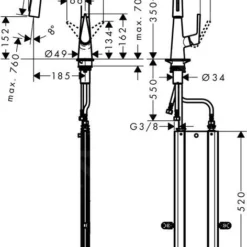 Hansgrohe Talis M51 - Keukenkraan M5116-H200 Met Uittrekbare Handdouche, SBOX, RVS Look 73851800 9 Hansgrohe Talis M51 - Keukenkraan M5116-H200 Met Uittrekbare Handdouche, SBOX, RVS Look 73851800 -Exporteren Kraan Lux Winkel 4d5057e10c9b5bfb60b20c2d