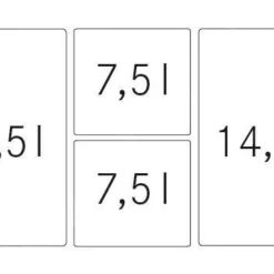 Franke Sorters - Easysort 600-2-2 Inbouw Prullenbak 121.0494.193 -Exporteren Kraan Lux Winkel 4e5421280ddb951dada6d156