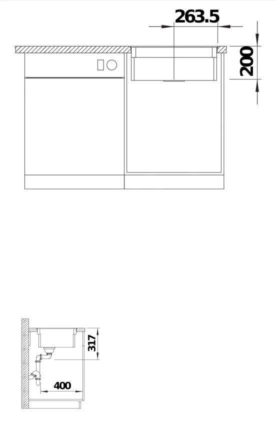 Blanco Etagon 500 - Silgranit Spoelbak, 527x427 Mm, Met Verschuifbare Rails, Wit 526346 5 Blanco Etagon 500 - Silgranit Spoelbak, 527x427 Mm, Met Verschuifbare Rails, Wit 526346 - Afbeelding 3