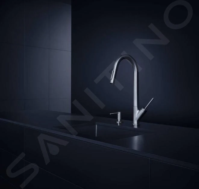 Axor Uno - Zeepdispenser, 500 Ml, Rvs Look 42818800 6 Axor Uno - Zeepdispenser, 500 Ml, Rvs Look 42818800 - Afbeelding 4