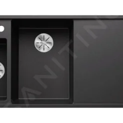 Blanco Axia III 6 - Silgranit Spoelbak, 1000x510 Mm, Met Afvoerbediening En Toebehoren, InFino, Antraciet 524653