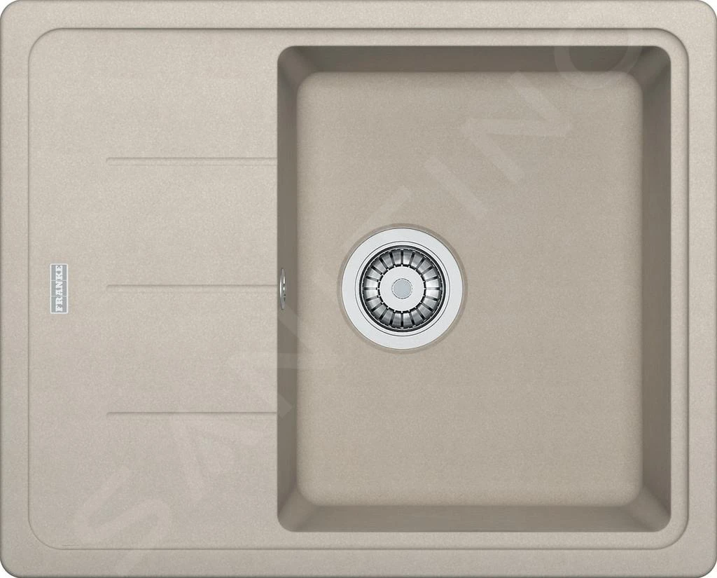 Franke Basis - BFG 611-62 Fragraniet Spoelbak, 620x500 Mm, Sahara 114.0285.111 3 Franke Basis - BFG 611-62 Fragraniet Spoelbak, 620x500 Mm, Sahara 114.0285.111