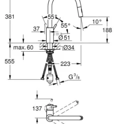Grohe Concetto - Keukenkraan Met Uittrekbare Handdouche, Chroom 31483002 13 Grohe Concetto - Keukenkraan Met Uittrekbare Handdouche, Chroom 31483002 -Exporteren Kraan Lux Winkel 5475864b1a0ed823ee3f45d1