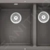 Blanco Rotan 340/160 - Silgranit Spoelbak, 555x460 Mm, Aluminium 524250 -Exporteren Kraan Lux Winkel 54d99480c35dd1162485667a