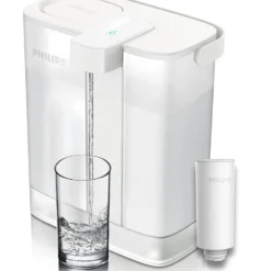 Philips Filtratie - Waterfilterstation, Inhoud 3 L, Micro X-Clean, Wit AWP2980WH/58
