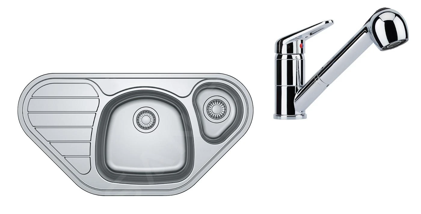 Franke Sets - Set N81, Rvs HoekspoelbakSKX 651 E En Keukenkraan FC 9547.031, Rvs/chroom 101.0618.836 3 Franke Sets - Set N81, Rvs HoekspoelbakSKX 651 E En Keukenkraan FC 9547.031, Rvs/chroom 101.0618.836