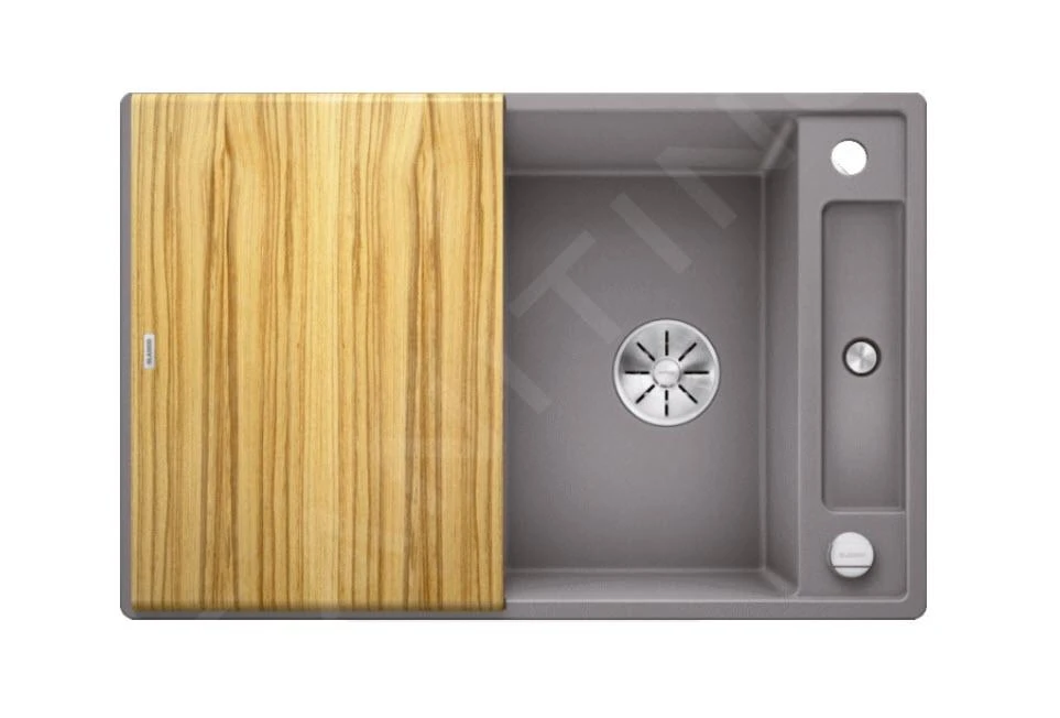 Blanco Axia III 45 - Silgranit Spoelbak, 780x510 Mm, Met Accessoires, InFino, Aluminium 523175 5 Blanco Axia III 45 - Silgranit Spoelbak, 780x510 Mm, Met Accessoires, InFino, Aluminium 523175 - Afbeelding 3