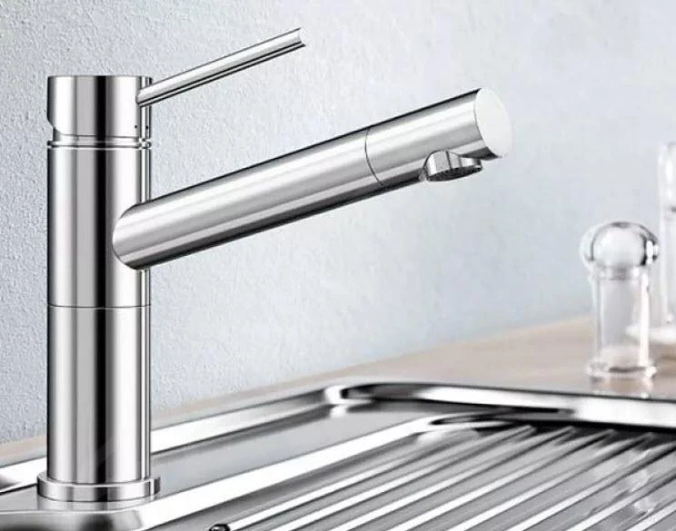 Blanco Alta S - Keukenraan Met Uittrekbare Sproeikop, Chroom 515122 6 Blanco Alta S - Keukenraan Met Uittrekbare Sproeikop, Chroom 515122 - Afbeelding 4