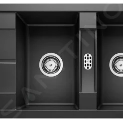 Blanco Metra 8 - Silgranit Spoelbak, 1160x500 Mm, Zwart 525934