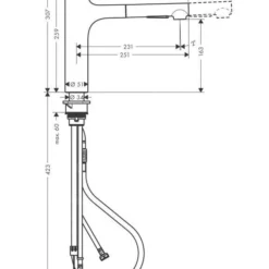 Hansgrohe Zesis M33 - Keukenkraan 160, Met Uittrekbare Sproeikop, SBox Lite, Rvs Look 74804800 -Exporteren Kraan Lux Winkel 579691e0613bfc906c8dc4d1 1