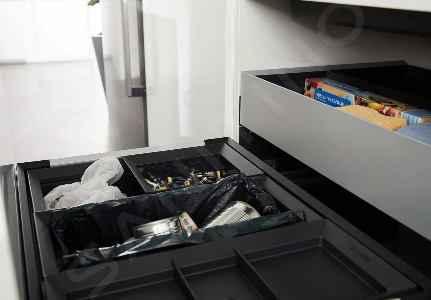 Blanco Select - Inbouw Afvalemmer, Met Scheidingswand, Inhoud 46 L 526210 8 Blanco Select - Inbouw Afvalemmer, Met Scheidingswand, Inhoud 46 L 526210 - Afbeelding 6