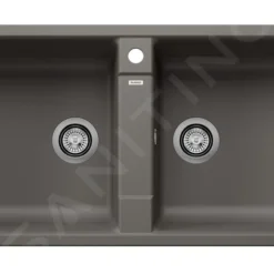 Blanco Zia 9 - Silgranit Spoelbak, 860x500 Mm, Grijs 527393