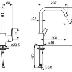 Hansa Polo - Keukenkraan, Chroom 51562293 -Exporteren Kraan Lux Winkel 5bd964f5f70805b3939698f8