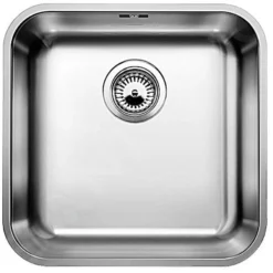 Blanco Supra 400 - Spoelbak, 430x430 Mm, Geborsteld Rvs 518201